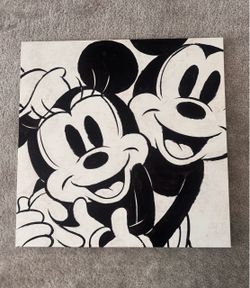 Mickey & Minnie Mouse Canvas Art