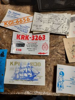 Old calling cards cb hamm operators