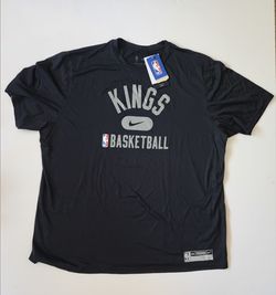 men's size XXL black NBA Sacramento Kings Nike practice t-shirt
