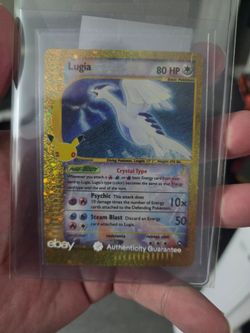 Lugia Pokémon card