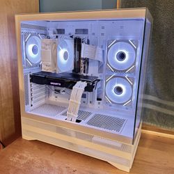 White Gaming PC - Windows 11 Pro, Ryzen 7, 1TB, RGB, Nvidia RTX