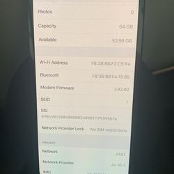 Unlocked 64 GB iPhone XS