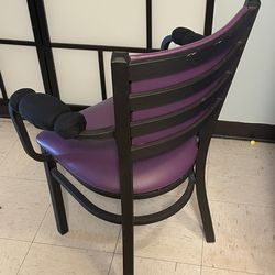Purple Restaurant Arm Chair (Office or Dining🪑)