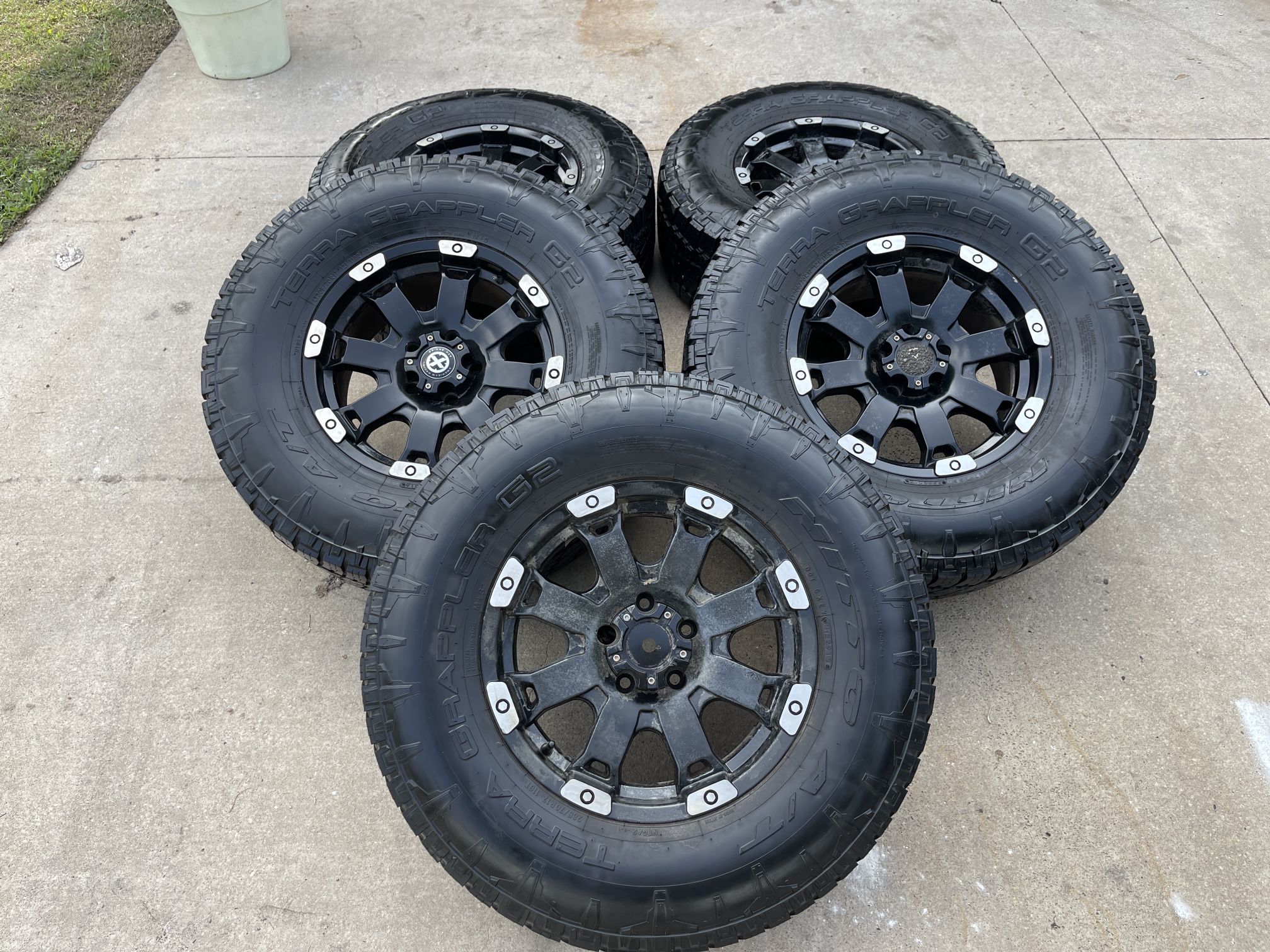 18” Jeep Wrangler Wheels W/Matching Spare