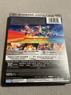 Super Mario Bros Movie Best Buy Exclusive Power Up Steelbook 4K Blu-Ray  Digital