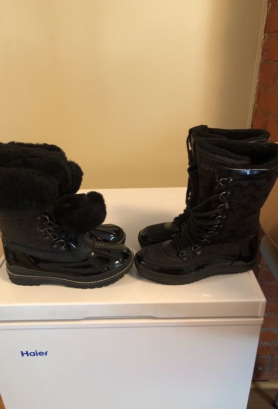 7 1/2 winter coach boots