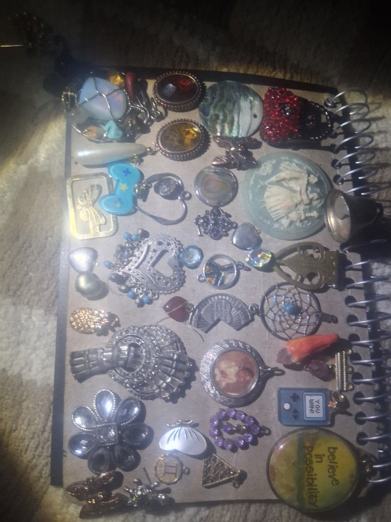 Assorted Pendants And Charms Bundle....