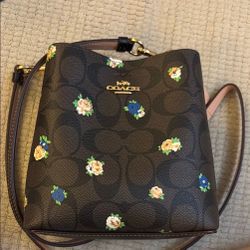 coach mini town bucket bag