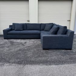 Blue Modern Sectional