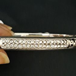 Vintage Brighton Silver "Sacred Cross" Bracelet