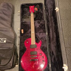 ESP LTD EC-100QM ELECTRIC GUITAR AND AMP