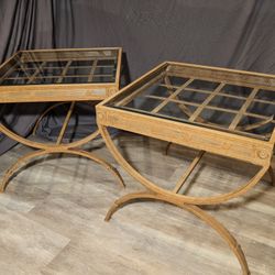 Beautiful Matching End Tables 