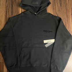 Black Essentials Hoodie