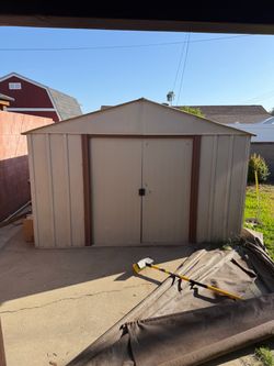 Metal Storage Shed with Double Doors