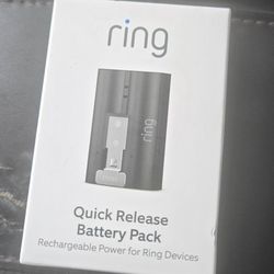 Ring Quick Release Battery Pack