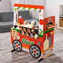 Melissa and Doug Wooden Pizza Food Truck Activity Center