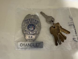 Screen Used Prop Badge and name tag from the 2017 film THE HOUSE with Will Ferrell and Amy Poehler and Rob Huebel