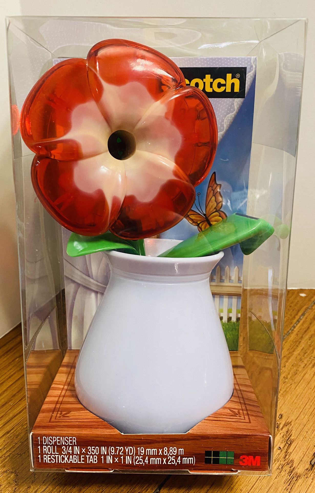 Scotch Magic Tape FLOWER Refillable Dispenser