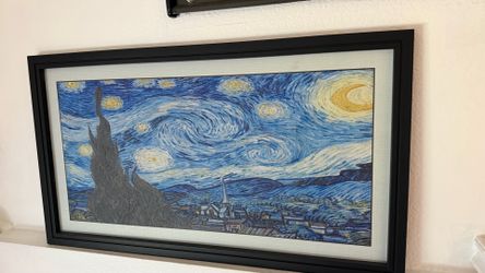 Framed Van Gogh Starry Night Print