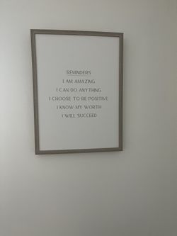 Wall Art Reminders