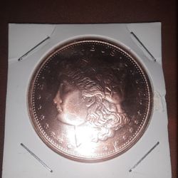 Morgan Head Copper Coin 1 Ounce