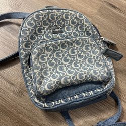 Denim Jean Guess Mini Backpack Super Cute! 