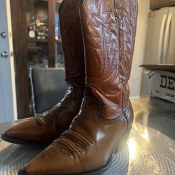 Woman Leather Western Boots