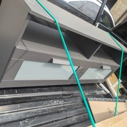 Ikea TV stand (Brimnes) Grey