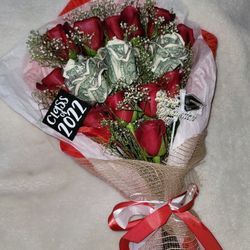 Graduation Rose bouquet