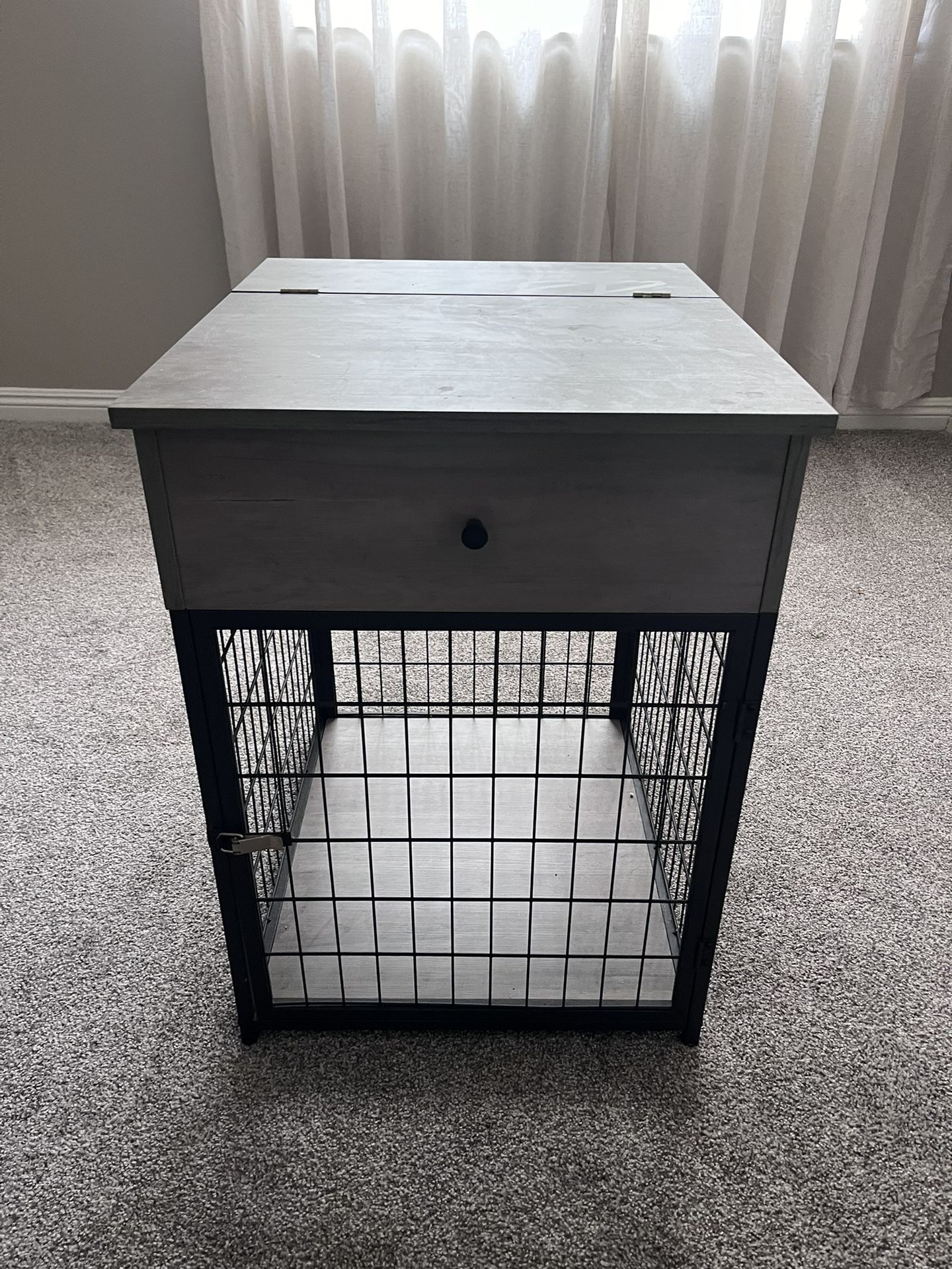 Dog Cage Side Table 