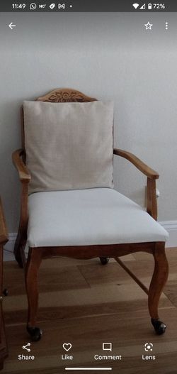 Solid Wood Chairs With Cane Back (3) Thumbnail