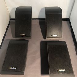 Five piece infinity speakers with subwoofer