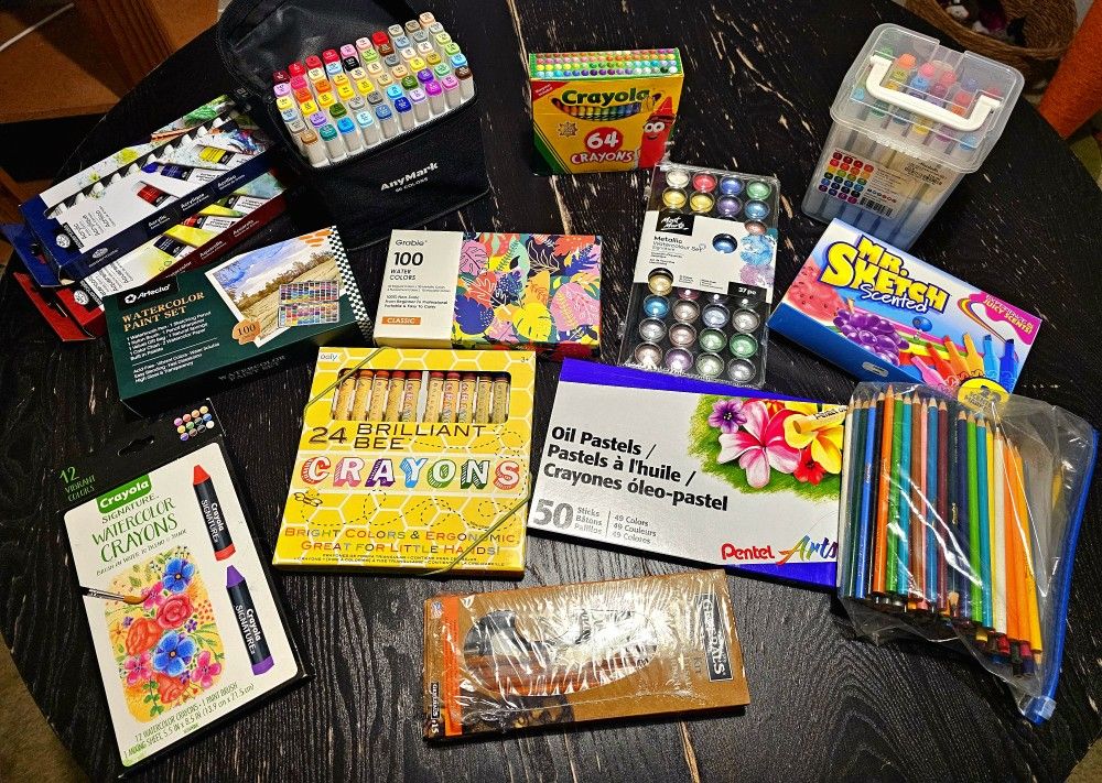 Assorted Art Supplies