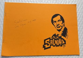 Salvano Signed Rope Magic 1985 Paperback Magician Sleight of Hand