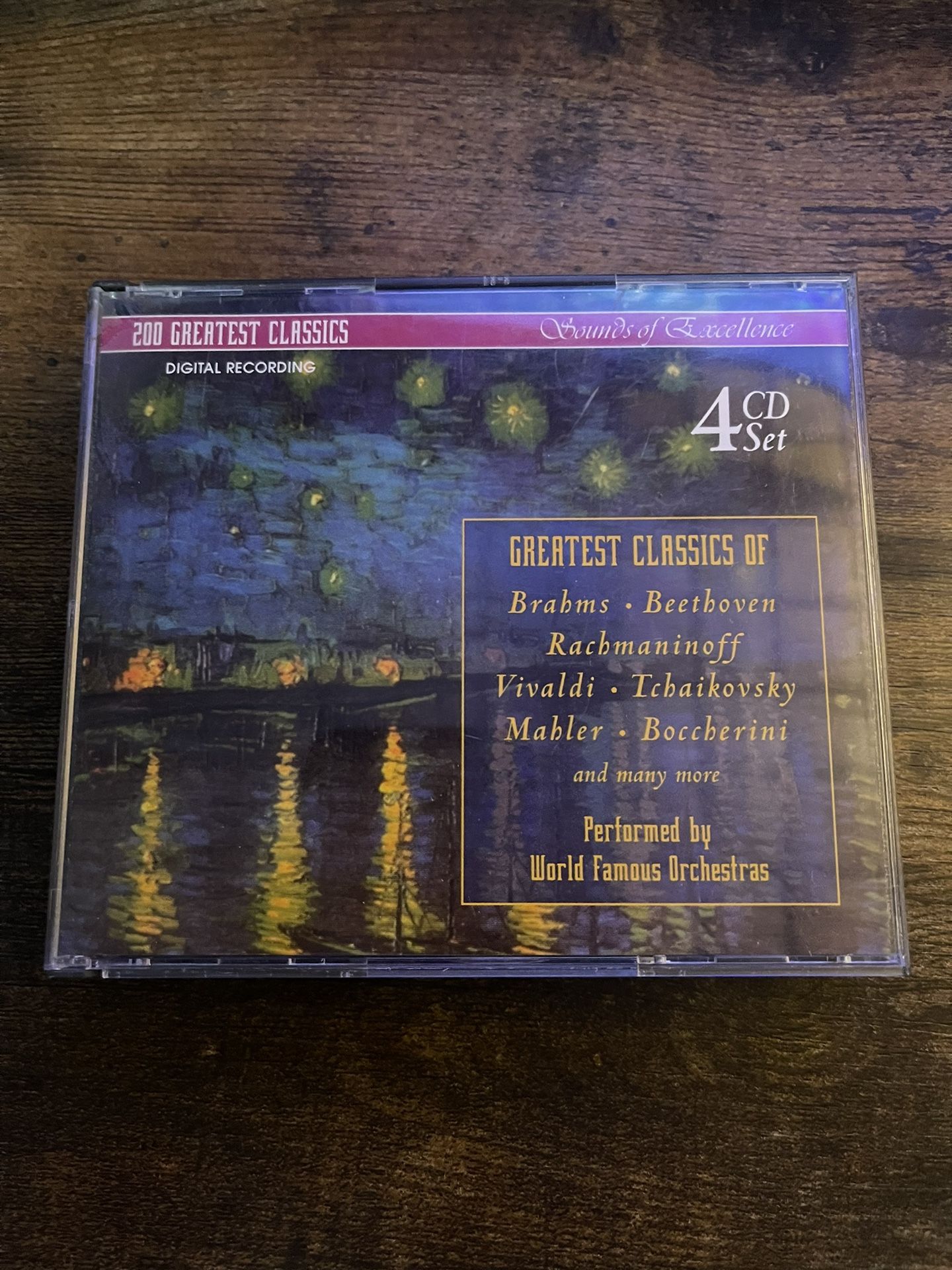 Greatest Masterpieces of the Millennium: Bach (4 CD, Jan-2000, Platinum Disc)