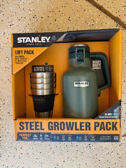 Stanley Growler set 4 tumblers beer gift set NEW travel