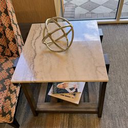 Marble end tables