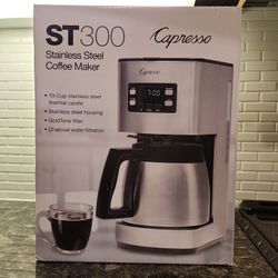 Capresso ST300 Stainless Steel 10-Cup Thermal Coffee Maker