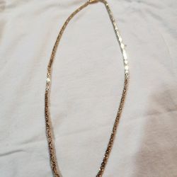 14kt  Solid Gold Chain 19inches Long