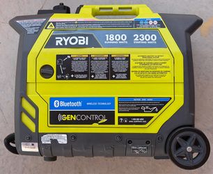 Ryobi RYI2322 Gas Generator – Recoil Start, Bluetooth – PARTS ONLY WONT START