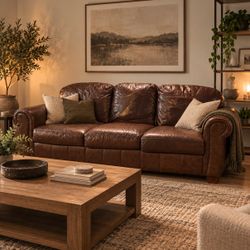 Leather Couch - Free Dilivery