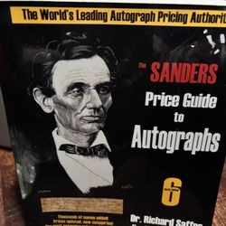 The Sanders Price Guide to Autographs – Sixth Edition (Paperback)