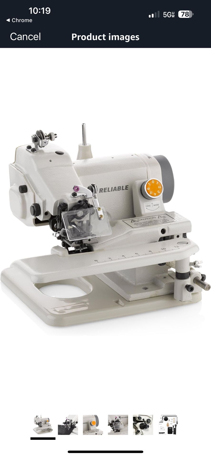 Blind Stitch Sewing Machine