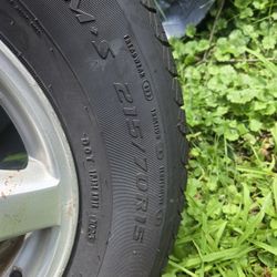 Tire: 215/70/15R Douglas With Rim