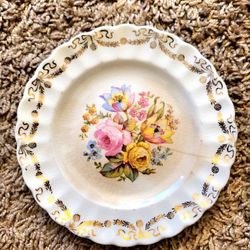 The Limoges China Co Vintage Floral Plate