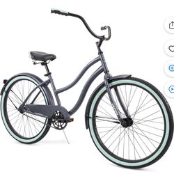 (2) 26" Huffy Cranbrook Comfort Cruiser Bike, Adult, Gray