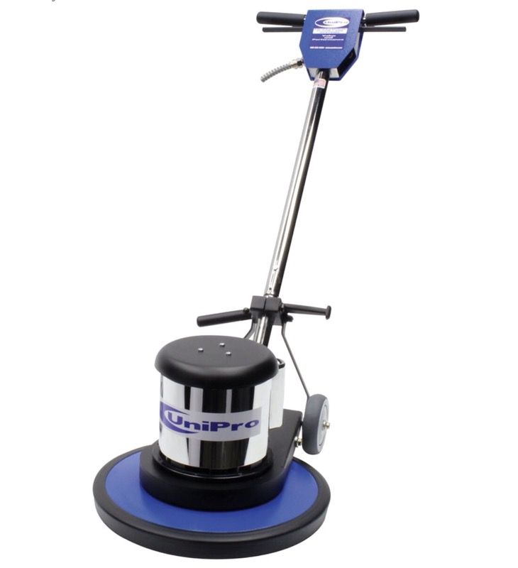 Unipro Floor Machine, 17 Inch, 1.5 HP (buffer, floor cleaner)