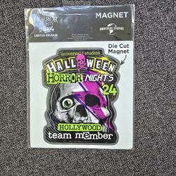 Halloween Horror Nights 2024 Team Member Magnet