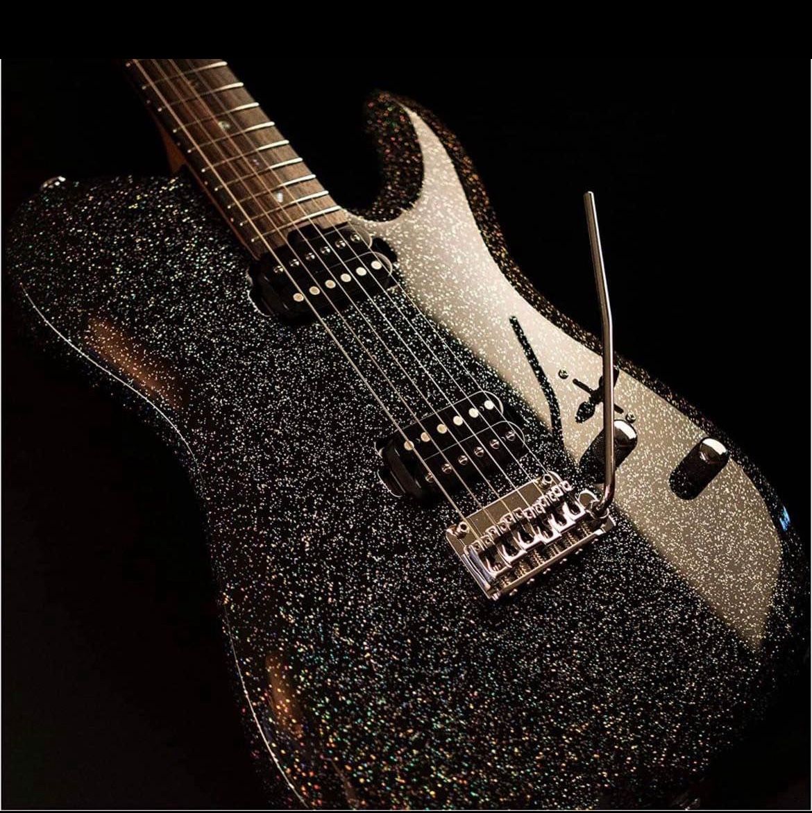 M MUSI Virgo Fusion Electric Guitar Coil Split Humbucker Pickup Solid Body Electric Guitars, Rounded