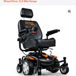 GoRide CRX Powerchair - 300 lb Capacity, Mid-Wheel Drive, 12.8 Mile Range